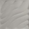Ekena Millwork 19 5/8in. W x 19 5/8in. H Modern Wave EnduraWall Decorative 3D Wall Panel Covers 2.67 Sq. Ft. WP20X20MWDVG - alternate 6